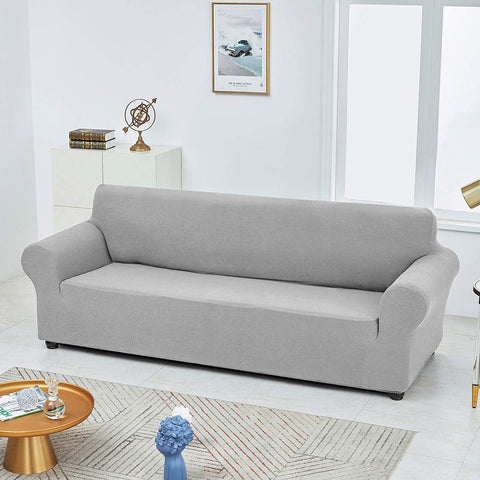 Couch Cover Light Grey 4 Seaters