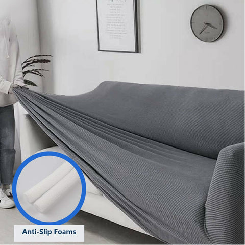 Couch Cover Light Grey 2 Seaters