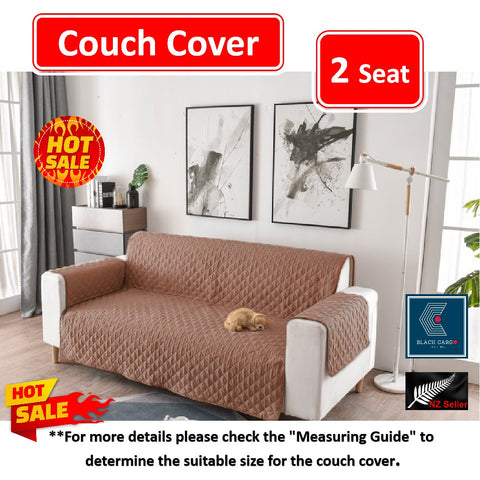 Couch Cover Brown 2 Seaters