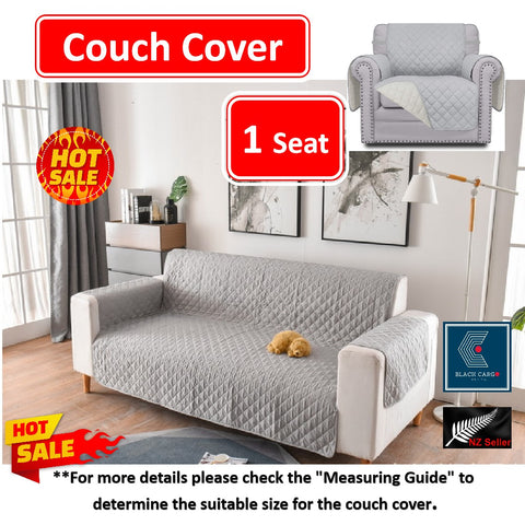 Couch Cover Grey 1 Seater