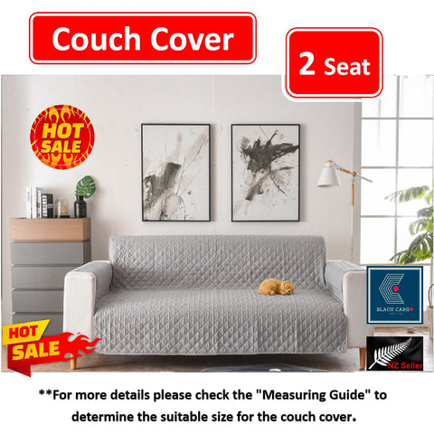 Couch Cover Grey 2 Seaters