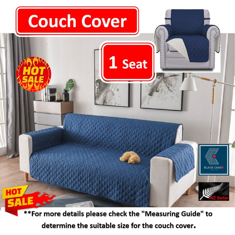 Couch Cover Navy 1 Seater