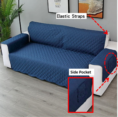 Couch Cover Navy 1 Seater