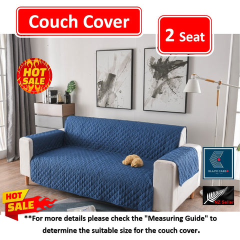 Couch Cover Navy 2 Seaters