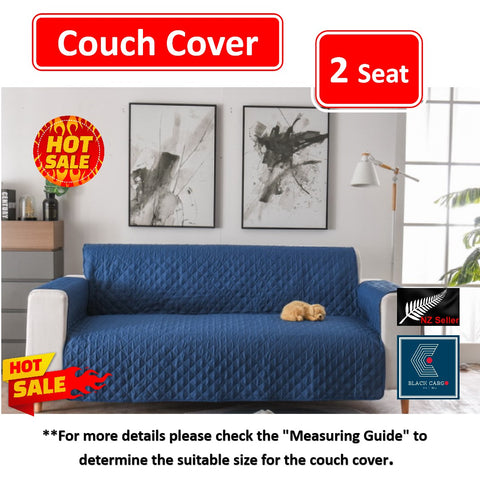 Couch Cover Navy 2 Seaters