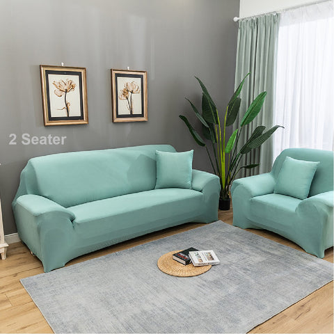 Couch Cover Green 2 Seaters