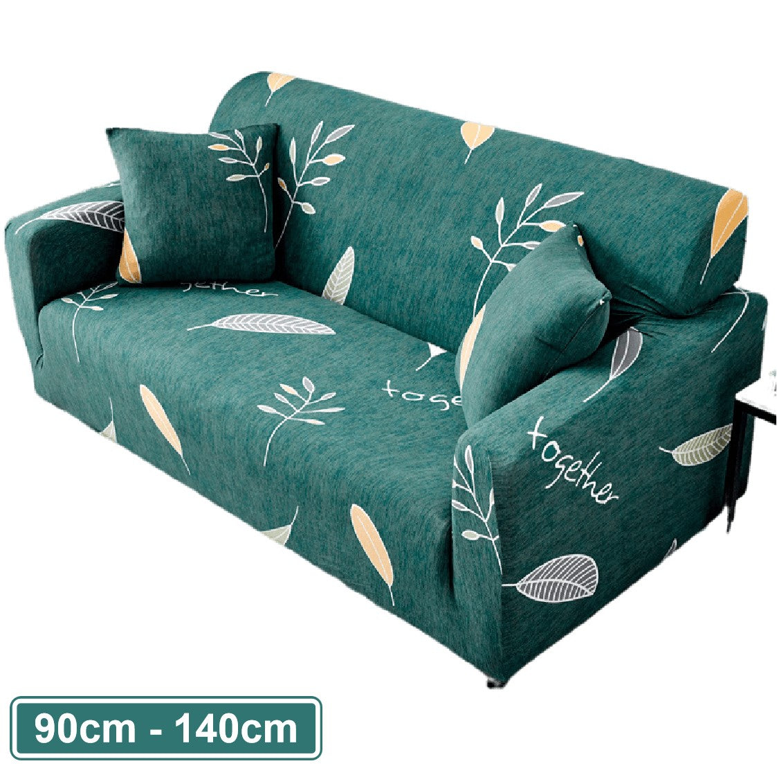 Couch Cover Green Leaf 1 Seater