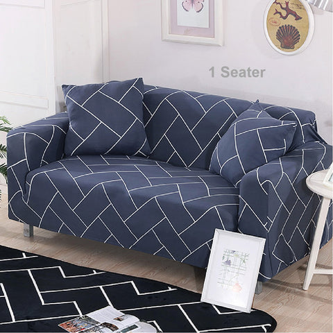 Couch Cover Dark Stripes 1 Seater