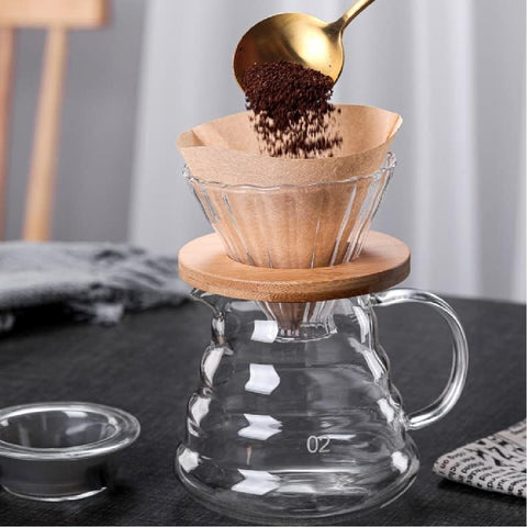 Coffee Maker Machine Dripper Pour Over Coffee Filter Slow Brewing