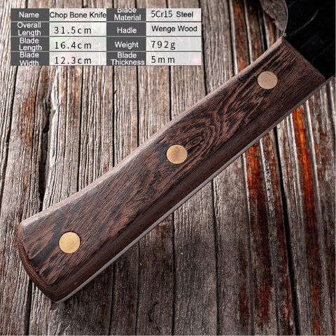 professional Heavy Butcher Meat Cleaver Kitchen Knives Bone Cutting Knife Axe