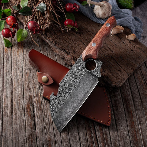 Butcher Cleaver Chopper Kitchen Knife Chef Knife Super Sharp Hand Forged