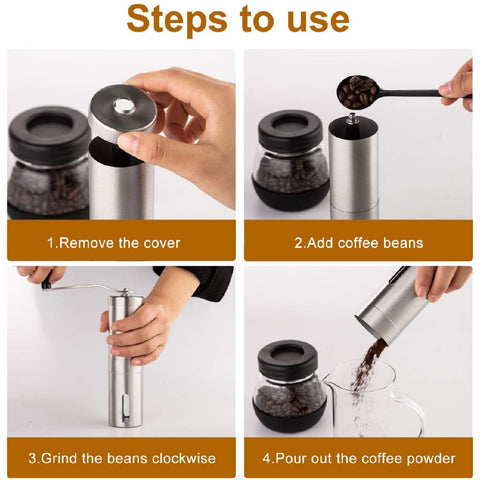 Coffee Grinder Manual Coffee Bean Grinder Hand Coffee Mill