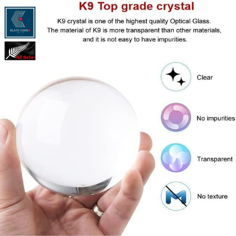 3D Galaxy Crystal Ball Nightlight lamp Table Lamp LED Wooden Base