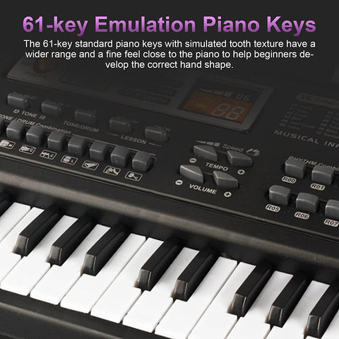 Electric Keyboard Piano 61 Keys