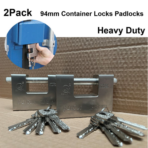 2Pcs 94mm Heavy Duty Container Lock Padlock Warehouse Lock