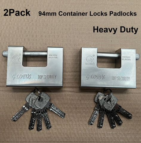 2Pcs 94mm Heavy Duty Container Lock Padlock Warehouse Lock