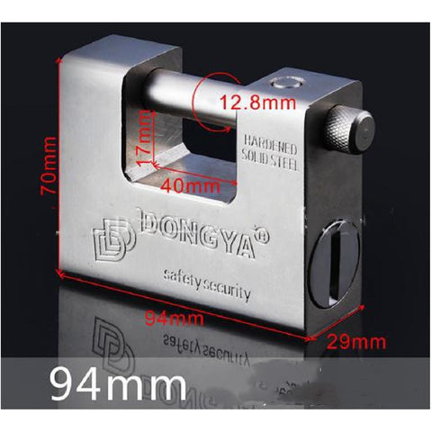 2Pcs 94mm Heavy Duty Container Lock Padlock Warehouse Lock