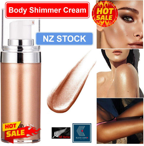 Rose Gold Makeup liquid foundation Cream Highlighter Shimmer Moisturizing