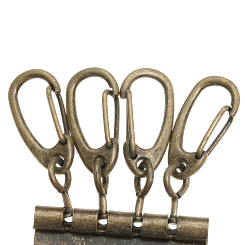 Leather Craft Metal Keyring row DIY Attachments leather Wallets Belts Bags