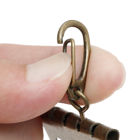 Leather Craft Metal Keyring row DIY Attachments leather Wallets Belts Bags