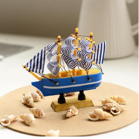 Cake Topper Cake Decoration Sailing Ship Boat - A