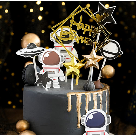 Cake Decoration Cake/Cupcake Candle Cake Topper - Gold Star