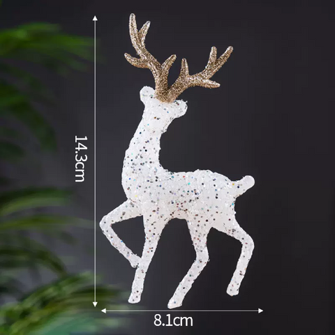 Cake Topper Cake Decoration - Glitter Deer