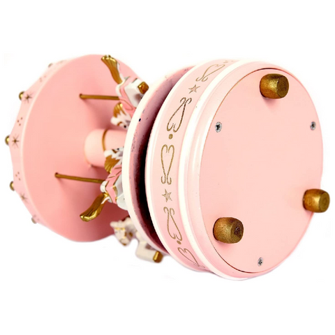 Cake Topper Cake Decoration Musical Carousel - Pink