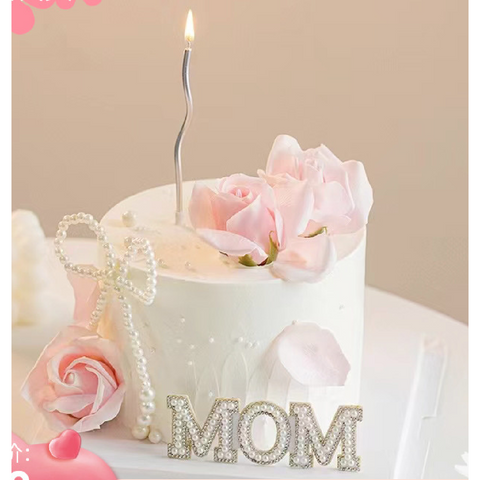 Cake Topper Cake Decoration - Pearl Bow