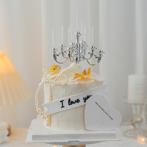 Cake Topper Cake Decoration - Pearl Bow