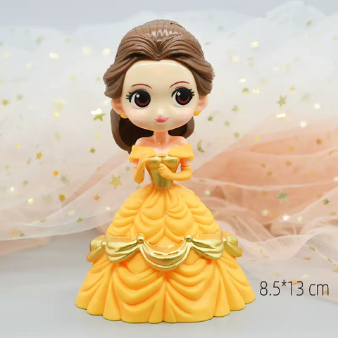 Cake Topper Kids' Parties Cake Decoration - Princess Belle - Yellow