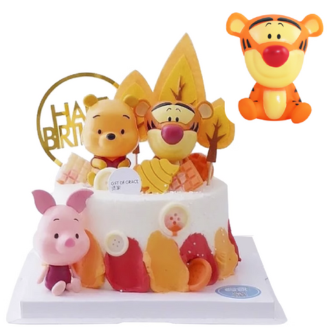 Cake Topper Cake Decoration - Bear Winnie the Pooh - Tigga