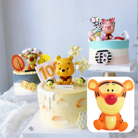 Cake Topper Cake Decoration - Bear Winnie the Pooh - Tigga