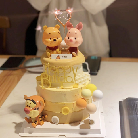 Cake Topper Cake Decoration - Bear Winnie the Pooh - Tigga