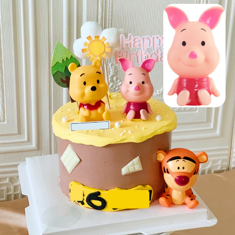 Cake Topper Cake Decoration - Bear Winnie the Pooh - Piglet