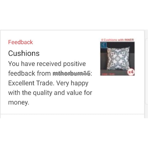 Cushion covers with Inner 4pcs set
