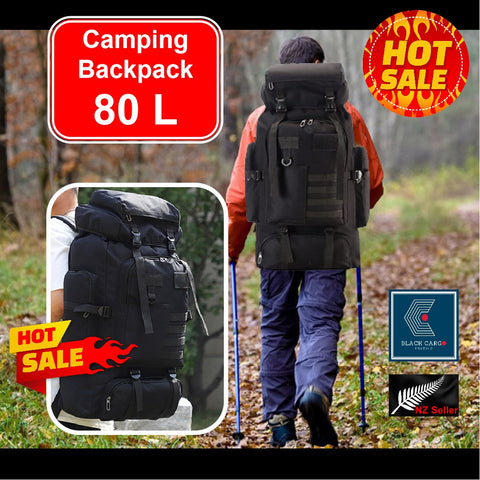 Camping Back Pack Bag Tramping Pack 80L Waterproof Hiking