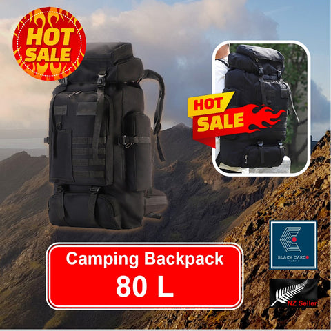 Camping Back Pack Bag Tramping Pack 80L Waterproof Hiking