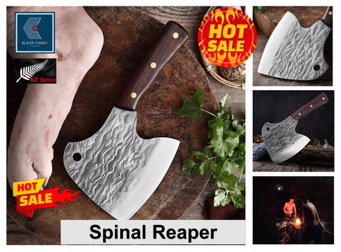 Super Heavy Duty Hand Forged Meat Cleaver bone breaker butcher kitchen axe knife