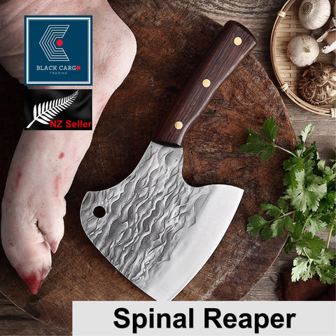 Super Heavy Duty Hand Forged Meat Cleaver bone breaker butcher kitchen axe knife