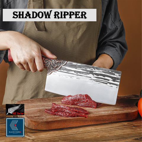 High Carbon Steel Butcher Kitchen Cleaver Knife Razor-Sharp Chef Knife