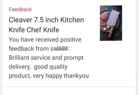 High Carbon Steel Butcher Kitchen Cleaver Knife Razor-Sharp Chef Knife