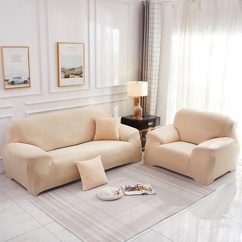 Couch Cover Beige 2 Seaters