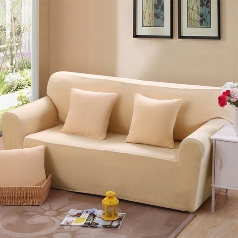 Couch Cover Beige 2 Seaters