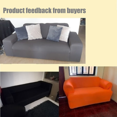 Couch Cover Chocolate Brown Elastic 3 Seater