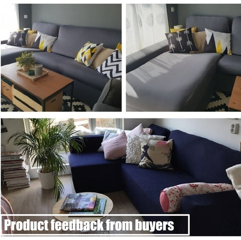 Couch Cover Beige 3 Seaters