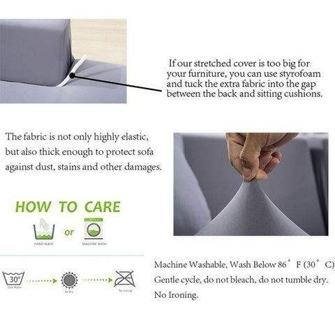 Couch Cover Grey 2 Seaters