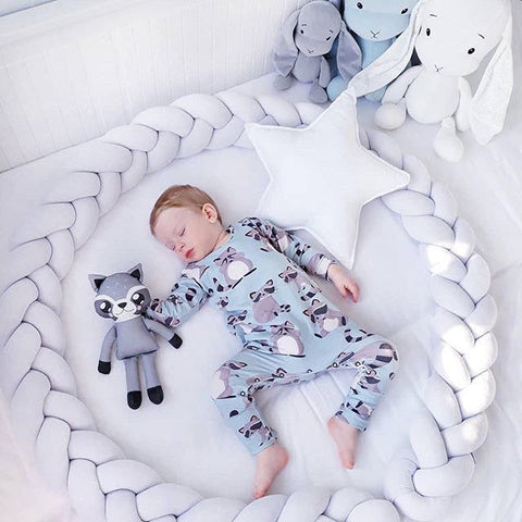 Baby Cot Bumper - Blue - Referdeal