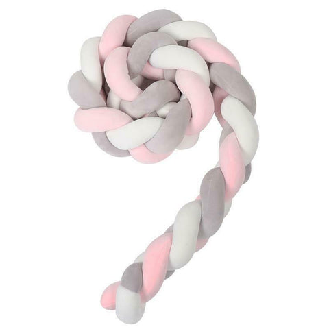 Baby Cot Bumper - Pink - Referdeal