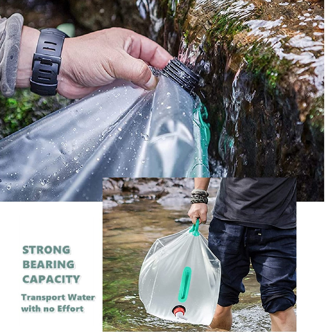 Camping Foldable Water Bag -20L - Referdeal